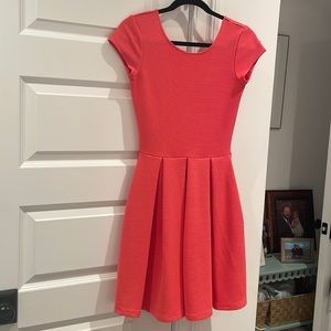 SOLD!! French Connection Salmon Scuba Dress